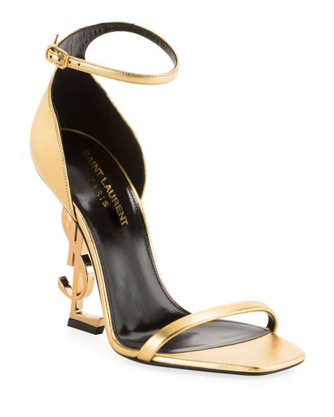 ysl green sandals|ysl sandal heels price.